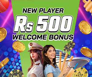 New Player Rs 500 Welcome Bonus