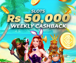 Slots 8.88% Weekly Cashback 50,000 PKR