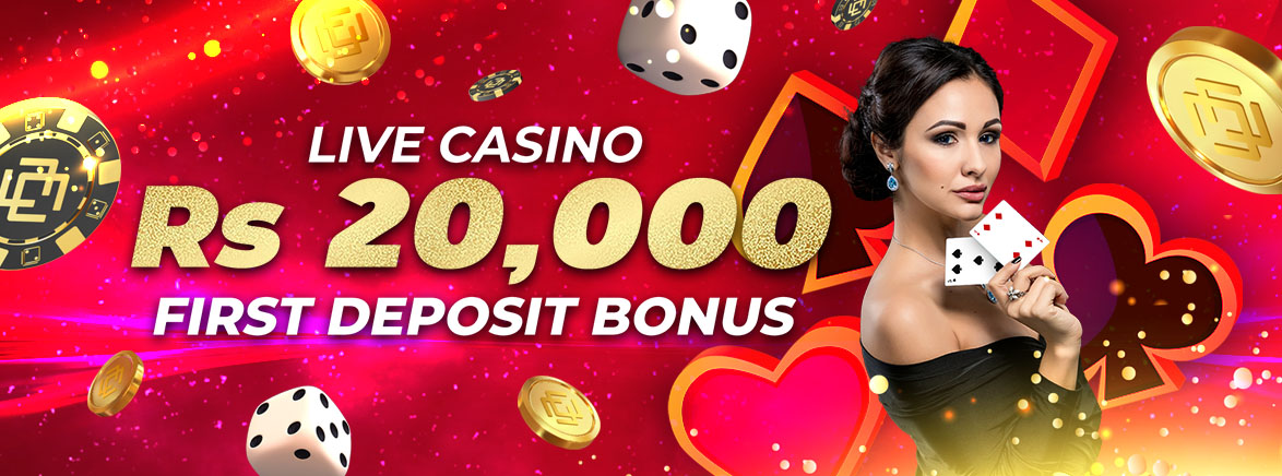 Casino 50% First Deposit Bonus 20,000 PKR