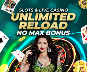 Slots & Live Casino 8% Unlimited Reload Bonus