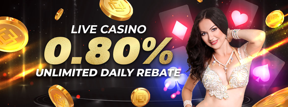 Casino 0.80% Unlimited Daily Rebate