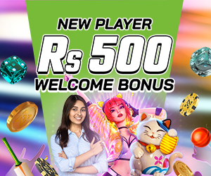 New Player Rs 500 Welcome Bonus