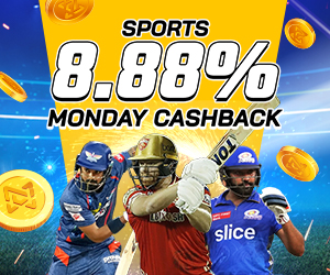 Sports 8.88% Monday Cashback